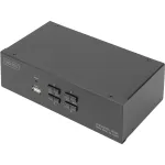 KVM-l&uuml;liti Digitus DS-12883 4 pordiga topeltkuvar 4K HDMI USB