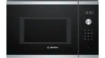 Kombineeritud mikrolaineahi Bosch Serie 6 BEL554MS0 &mdash; sisseehitatav, 900 W mikrolaine, 25 L, kvartsgrill, konvektsioon, roostevaba teras