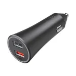Xiaomi 37 W kahe pordiga auto laadija must, must