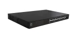 LevelOne GEP-2821 v&otilde;rgukommutaator Haldamata Gigabit Ethernet (10/100/1000) Toide &uuml;le Etherneti (PoE) 1U Must