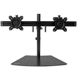 StarTech.com kahe monitori alus &ndash; horisontaalne &ndash; must, vabaltseisev, 8 kg, 61 cm (24 tolli), 100 x 100 mm, k&otilde;rguse reguleerimine, must