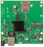 Mikrotik RBM11G juhtmega ruuter must, roheline, hall