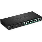 TRENDnet TPE-TG84 - L&uuml;liti - 8 x 10/100/1000 (PoE+) - lauaarvutile, seinale paigaldatav - PoE+ (120 W)