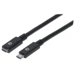 USB-C pikenduskaabel Manhattan 50cm isane emasele