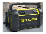 Kaasaskantav raadio Muse M-928 BTY digitaalse tuuneriga FM, 20 W, USB-C, must/kollane