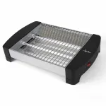 Jata JETT1587 r&ouml;ster, 400 W, 2 kvartsvarrast, eemaldatav raspialus, roostevaba teras, must