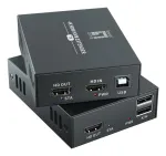 AV-pikendaja (saatja ja vastuv&otilde;tja) LEVELONE HVE-8111, 3840x2160, Cat6, USB-A/USB-B, DC 12V (2 tk)