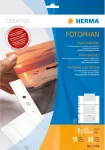 Fototaskud HERMA Fotophan 9x13 cm horisontaalne valge 10 tk