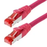 V&otilde;rgukaabel Helos CAT6 S/FTP (PIMF) 1m magenta