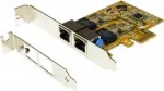 Exsys EX-6072-4K v&otilde;rguadapter, PCIe madalprofiilne, 2x Gigabit Ethernet