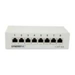 Patch-paneel 8xTP, CAT6A, 500 MHz, pindpaigaldatav, helehall, Syner (S216314)