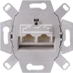 Pistikupesa 2 x RJ-45 JUNG UAE 8-8 UPOK6