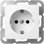 Schuko pistikupesa GIRA SH System 55 Reinwei&szlig; mudel 445327 System 55 raamidele