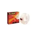 3M Scotch kleeplint Crystal Clear 600, 19 mm x 33 m, karp, v&auml;ga l&auml;bipaistev, kerge ja vaikne rullumine (C6001933)