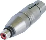 Neutrik NA2FPMF - Audioadapter - XLR3 (N) RCA-le (N) (NA2FPMF)