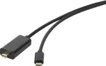 Renkforce USB / Mini-DisplayPort &uuml;henduskaabel [1x USB-C&trade; pistik - 1x Mini-DisplayPort pistik] 5 m Must (RF-3421684)