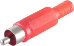 RCA-pistik ShiverPeaks BS51400-R punane isane