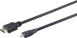 HDMI-kaabel S/CONN Micro-HDMI 1m