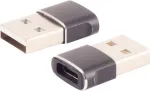 USB A USB-C adapterile ShiverPeaks 14-05034 &mdash; USB 2.0, &otilde;huke metallkorpus