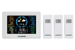 Ilmajaam BLAUPUNKT WS40WH juhtmevaba sise-/v&auml;listemperatuuri ja -niiskuse monitor
