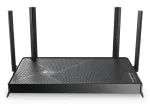 Lauapealne traadita ruuter TP-Link EB210 Pro &mdash; kaheribaline 2,4/5 GHz, Wi‑Fi 7 (802.11be), 2,5 Gigabit Ethernet, 5 LAN-porti, USB, must