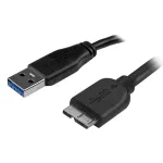 StarTech.com &otilde;huke Micro USB 3.0 kaabel - M/M - 2 m (6 jalga), 2 m, USB A, Micro-USB B, USB 3.2 Gen 1 (3.1 Gen 1), Isane/Isane, Must