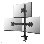Neomounts DS60-600BL2-1 kolmekordne monitorihoidik 10-32 tolli, Klamber/L&auml;biviigukinnitus, 9 kg, 25.4 cm (10 tolli), 81.3 cm (32 tolli), 100 x 100 mm, Must