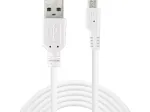 Sandberg MicroUSB s&uuml;nkroonimis-/laadimiskaabel 3 m, 3 m, USB A, Micro-USB B, USB 2.0, isane/isane, valge