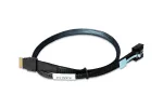 Icy Dock MB403L-B SlimSAS 4i kuni MCIO 4i kaabel, PCIe 4.0, 0,5 m