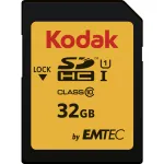 Kodak &ndash; V&auml;lkm&auml;lukaart &ndash; 32 GB &ndash; UHS-I U1 / Class10 &ndash; 580x &ndash; SDHC UHS-I (EKMSD32GHC10K)