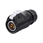 GoodConnections IC01-20P301 t&ouml;&ouml;stuslik pistik S1 Power, 3-kontaktne pistik, M20, kl&otilde;psfiksaator, jootekontaktid, IP65/66