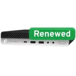 HP Renewed EliteDesk 800 G4 Mini PC, Intel Core i5-8500T, 8GB RAM, 256GB SSD, Windows 11 Pro