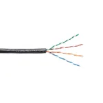 EMITER EmiterNet Outdoor UTP Cat5e kaabel PVC+PE t&auml;isvask 4x2x0,5mm must