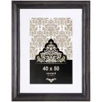 Nielsen Accent Vintage 40x50 Wood Black Picture Frame