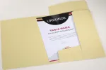 PAGNA Pastell Eco Elasticated Folder A4 PP Pastel Yellow for Documents