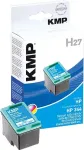 KMP H27 &uuml;hilduv tindikassett, kolmev&auml;rviline (ts&uuml;aan, magenta, kollane), 14 ml &ndash; alternatiiv HP 344-le