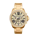 Michael Kors Bradshaw naiste roosakuldse tooniga roostevabast terasest kronograafkell MK6095