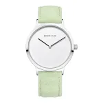 BERING Naiste kell 14937-304 (39mm) - sinine sunray sihverplaat, h&otilde;bedane Milanese mesh rihm