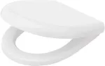 DEANTE Soft-Close Toilet Seat D-Shape White Duroplast Quick Release