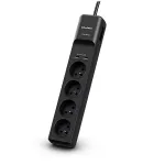 CyberPower Tracer III P0420SUD0-FR liigpingekaitse Must 4 vahelduvvoolu pistikupesa 200&ndash;250 V 1,8 m