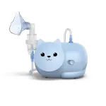 V&otilde;rknebulaator Omron Nami Cat NE-C303K-KDE &mdash; lauapealne inhalaator, 0,35 ml/min, lastele ja t&auml;iskasvanutele, sinine, W235&times;D148&times;H157 mm