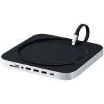 Satechi USB-C alumiiniumist alus ja jaotur Apple Mac mini jaoks (h&otilde;bedane)