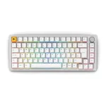 Glorious GMMK Pro mehaaniline klaviatuur, 75% eelkokku pandud, ISO UK paigutus, valge