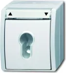 Busch-Jaeger Ocean 2712 SLW-54 pealepandav SCHUKO pistikupesa, IP44, valge 2CKA001101A0924