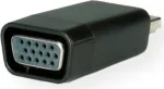 SECOMP STANDARD HDMI-VGA adapter koos heliga, HDMI isane - VGA emane, Full HD 1080p, must S3208