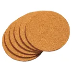 KESPER looduslikust korgist alusaluste komplekt, 6-osaline ruudukujuline kuumakindel alus, 100x100x5 mm, keskkonnas&otilde;bralik