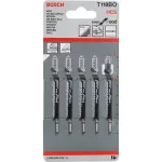 Bosch 2 608 630 310 tikksae/lehtsae/saagimissaetera Tikksaetera K&otilde;rge s&uuml;sinikusisaldusega teras (HCS) 5 tk