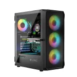 Arvutikorpus Logic Concept Portos ARGB ATX Must
