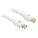 DeLOCK - DisplayPort-kaabel - Mini-DisplayPort (M) - Mini-DisplayPort (M) - 2,0 m - Valge - Apple MacBook, MacBook Air, MacBook Pro jaoks (82795)