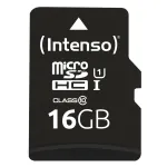 Intenso Performance - m&auml;lukaart (microSDHC/SD-adapter kaasas) - 16 GB - UHS-I U1 / Class10 - microSDHC UHS-I